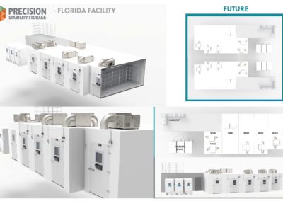 Renderings of the Precision Stability Storage facility in Fort Lauderdale, FL.